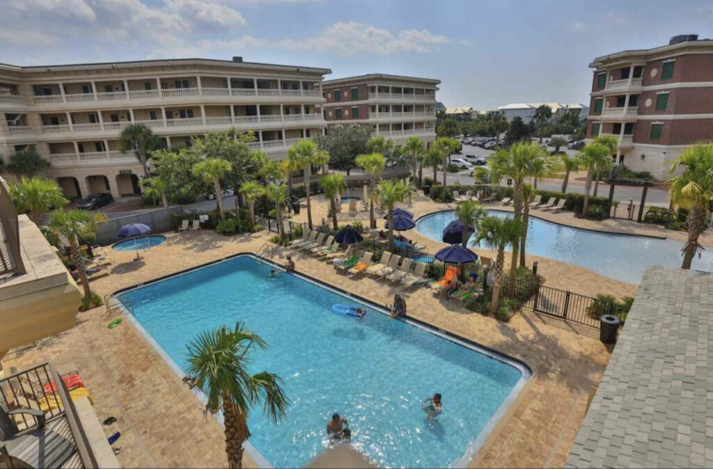 Community pool at the Village of South Walton in Seacrest