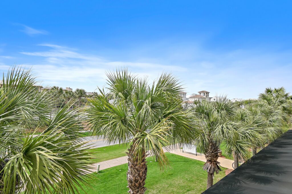 Seahaven balcony overlooking the Village of South Walton