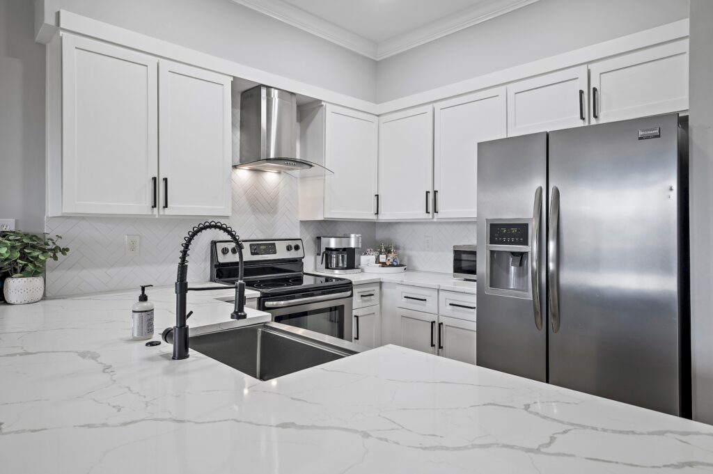 Seahaven kitchen with modern appliances and coastal finishes