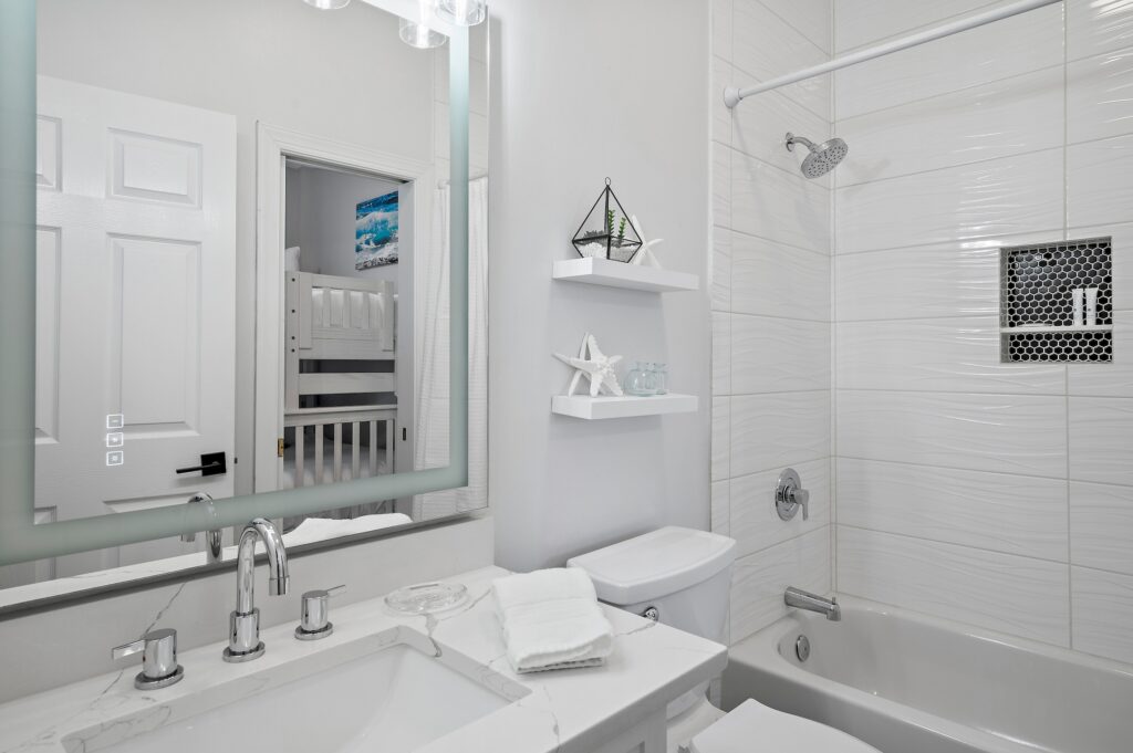 Guest bathroom at Seahaven